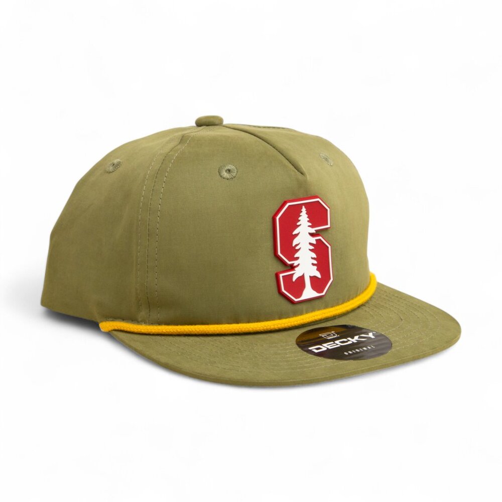 Stanford Cardinal 3D Classic Rope Hat- Loden/ Amber